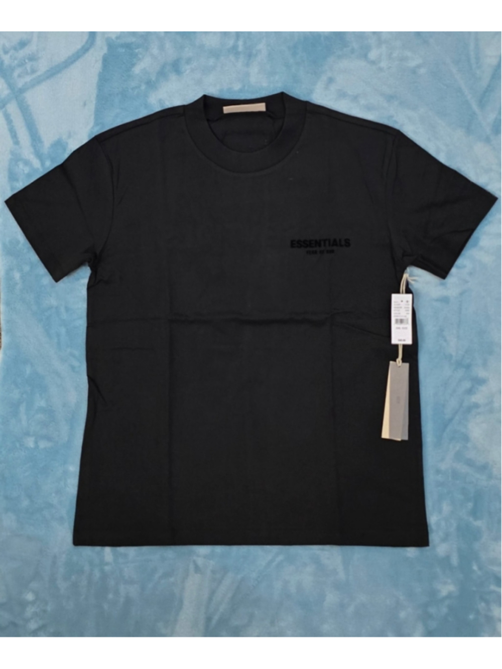 Men's Essentials Fear of God Short Sleeve Tee - Black - Size S